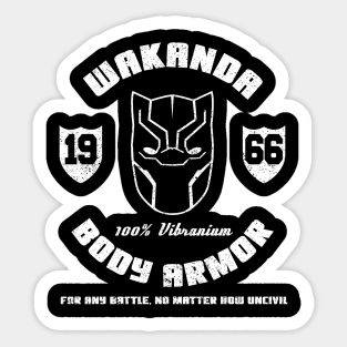 Wakanda Body Armor Sticker